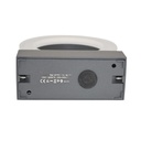 Opbouwarmatuur LED 12W Rond 4000K Grijs Anthracite IP54