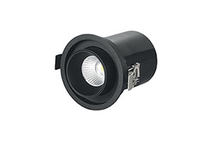 [NEC1671-7W] SPOT SEMI-RICHTBAAR EN UITTREKBAAR ZWART 7W 3000k 560lm UGR<19