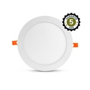 INBOUW-LED-ROND-WIT-Ø225-18W-4000K- 5 JAAR GARANTIE