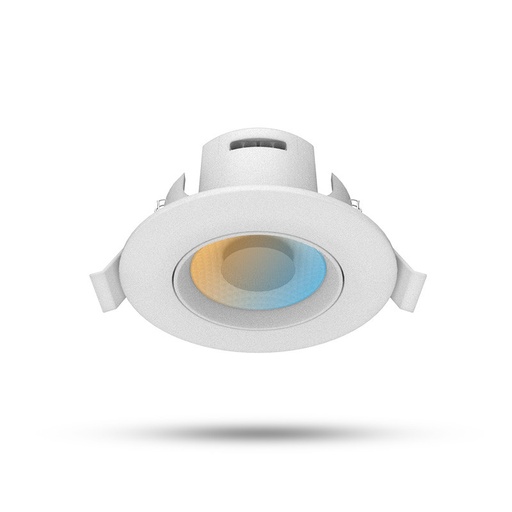 [100085] SPOT LED Orientable CCT 230V 7W 3000K/4000K/6500K BLANC