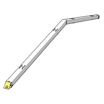 SUNBEAM NOVA HOEK SYMMETRISCH XL-2400MM  O/W