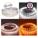 Bandeau LED DIMMABLE CCT 5 m 120 LED/m 10W/M IP20  - 24V - Garantie 5 ans