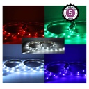 Bandeau LED RGB+4000K 5m 60 LED/m 2.5W/m IP67 - 24V 