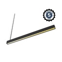 Linéaire LED réflecteur Noir 2 CCT 24W Dimmable DALI 2 - 1200 mm - Proline - Garantie 5 ans
