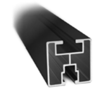 Rail Universal Alu 6.0m Black