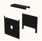 [EVD-WALL-KIT-B] SMAPPEE EV DUAL WALL PLATE KIT BLACK