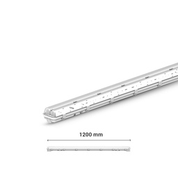 [101067] Étanche pour 2 Tubes T8 1200 mm PH/Neutre même côté