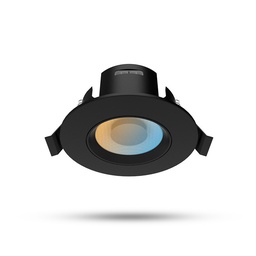 [101054] DOWNLIGHT SPOT ZWART 9W CCT 3000K/4000K/6500K KANTELBAAR