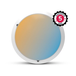 [101091] Hublot LED Blanc Ø300 15W RONDO CCT II - Garantie 5 ans