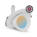 DOWNLIGHT SPOT ESCARGOT ROND  38W CCT WIT  5 jaar garantie