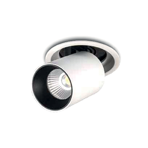 SPOT SEMI-RICHTBAAR EN UITTREKBAAR WIT 7W 3000k 560lm UGR<19
