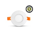 INBOUW-LED-ROND-WIT-Ø90-3W-4000K- 5 JAAR GARANTIE