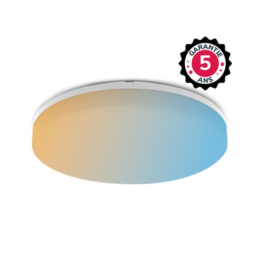 [100235] HUBLOT LED CLIPSO II ROND Ø280 - 18W - CCT 3000/4000/6000K - GARANTIE 5 ANS