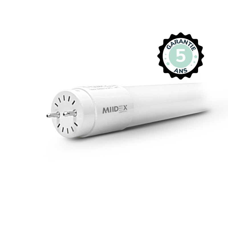 TUBE-LED-T8-12W-4000K-1200MM-F/N ZELFDE KANT-STARTER- 5 JAAR GARANTIE
