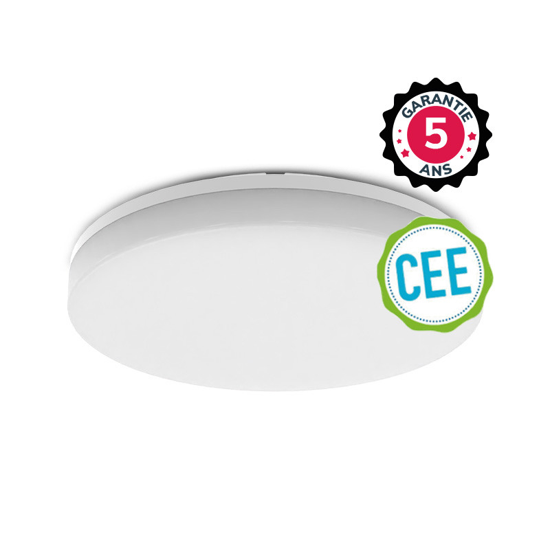 Plafond armatuur Rond Ø280 18W 4000K + Detector met extinction notice