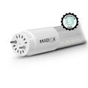 Tube LED T8 25W 4000K 1500 mm transparant F/N zelfde kant - 5 jaar garantie