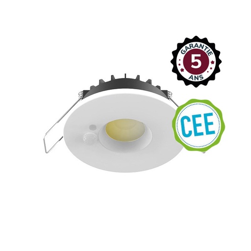[100619] DOWNLIGHT-SPOT-6W-CCT 2700/3000/4000K-DIMBAAR + DETECTOR -WIT- 5 YEAR WARRANTY