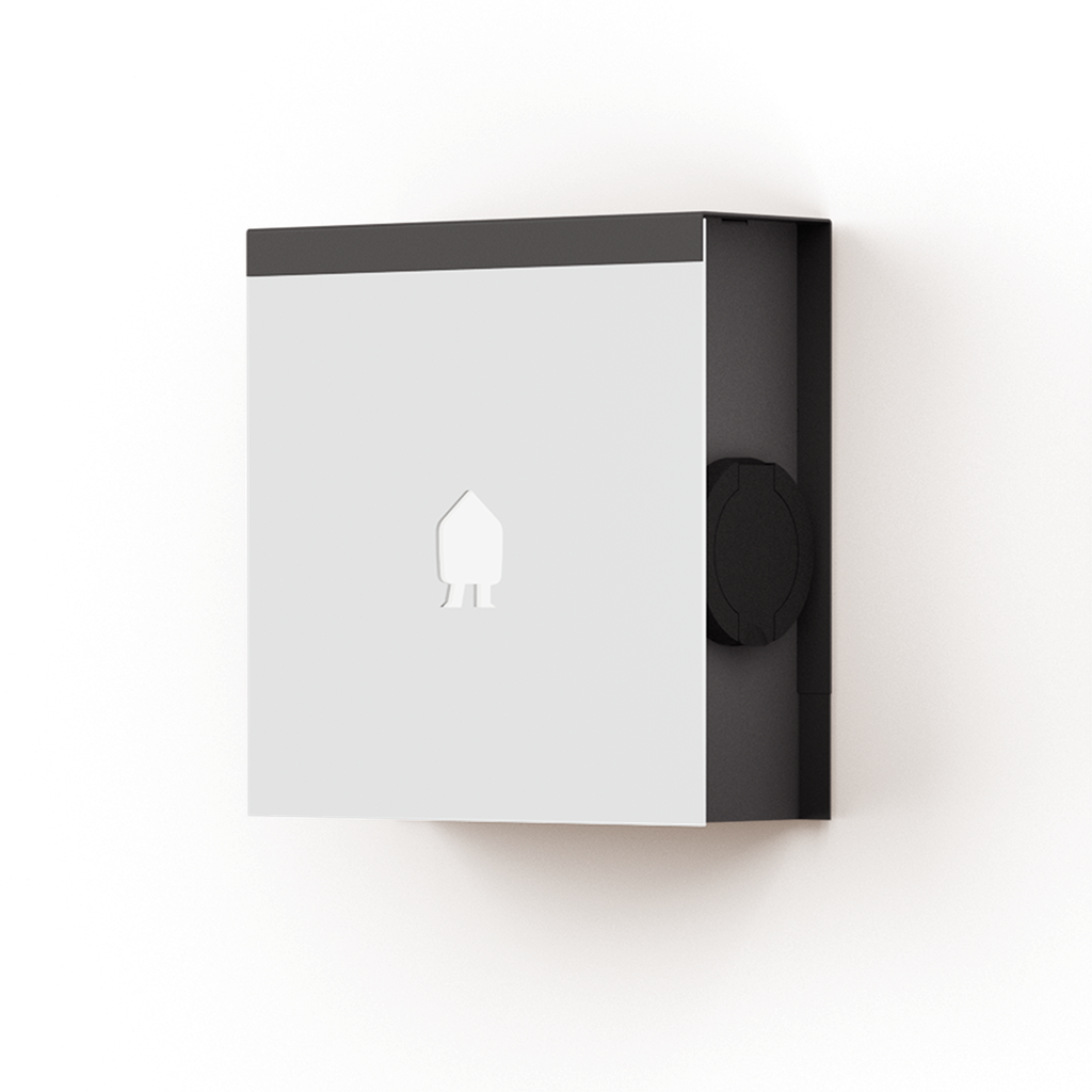 SMAPPEE EV WALL LITE 22kW 3-PHASE SOCKET RIGHT - WHITE