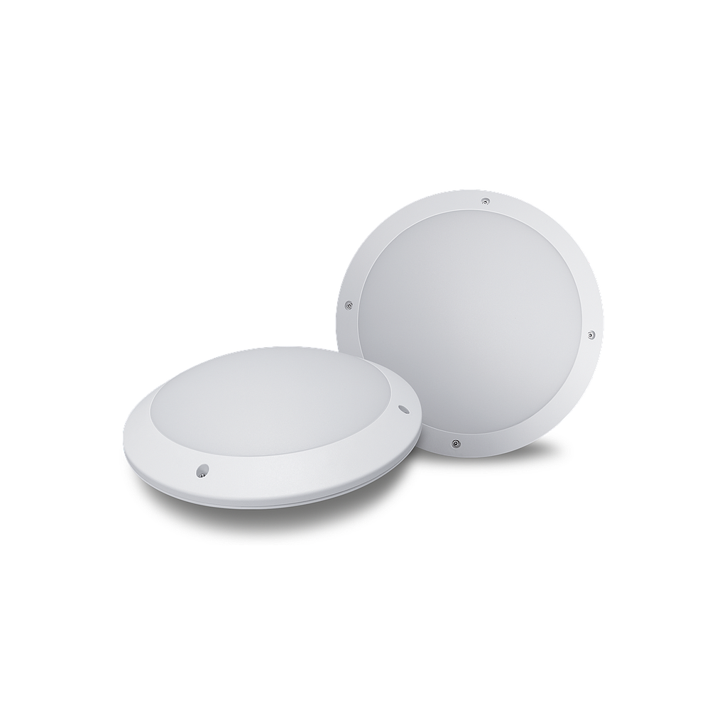 LED Hublot TRIPTIK Ø300 10W/15W/22W CCT IP66-DETECTION- EMERGENCY- 5 Year warranty 