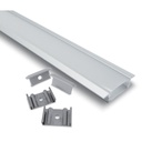 LP-STRIP-PROFILE-RECESSED-2M-FLAT (SET)