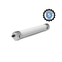 Tubulaire LED Intégrées + Détecteur HF Opale Traversant 17W 2550 lm 4000K - Garantie 5 ans