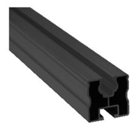 Rail Universal Alu 6.0m Black