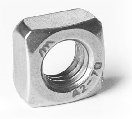 SQUARE NUT M8 A2 (100 PIECES)