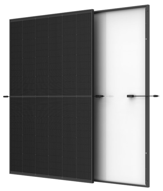 ZONNEPANEEL TRINA SOLAR 445 DUAL GLASS FULL BLACK N-TYPE - GARANTIE 25 JAAR