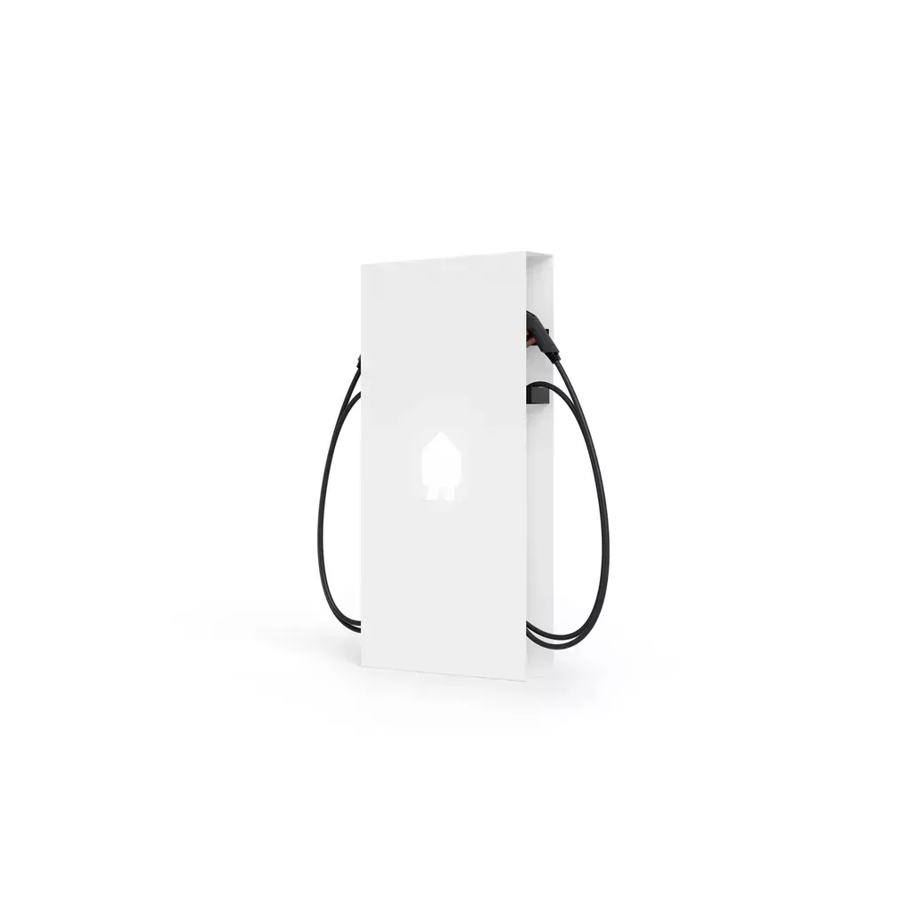 SMAPPEE EVBASE WHITE STANDALONE CHARGER 1 OR 3 PHASE 2 X 22KW 5M CABLE