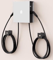 SMAPPEE EV WALL DUAL WHITE WITH 2 X CABLES
