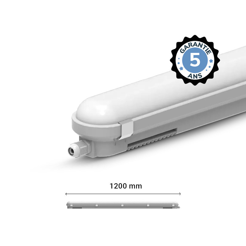 Étanche LED Intégrées - 19/30W 6000K 120CM IP65 - Garantie 5 ans