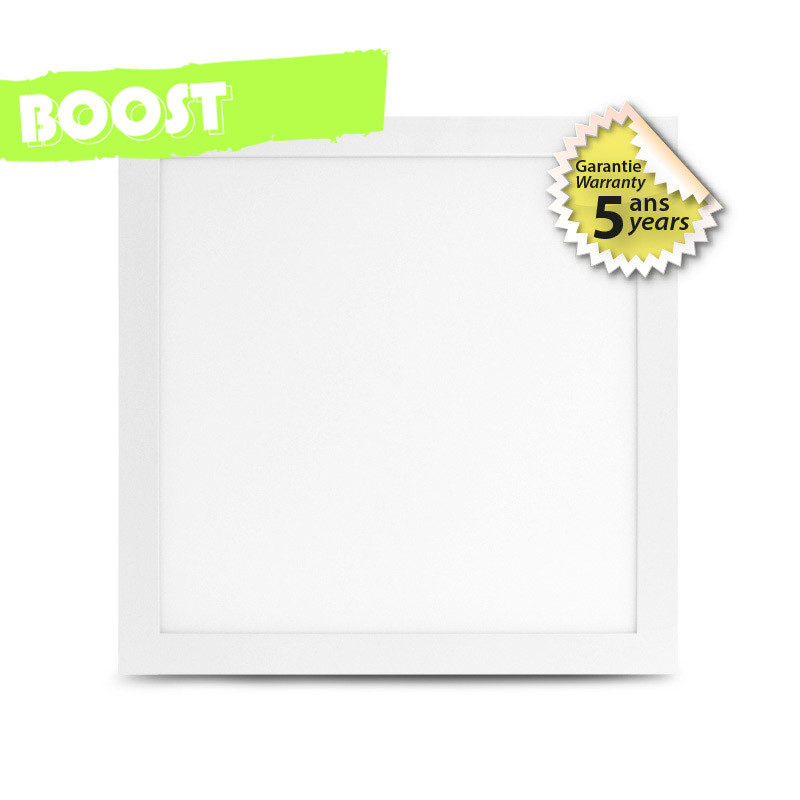 Plafonnier LED Blanc 295 x 295 18W 3000K ENEC Garantie 5 ans