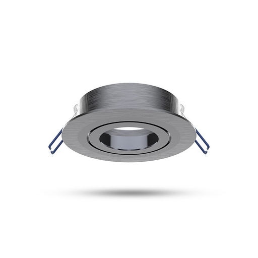 [7712] SUPPORT SPOT ROUND TILTABLE/ROTATABLE SILVER Ø92 mm