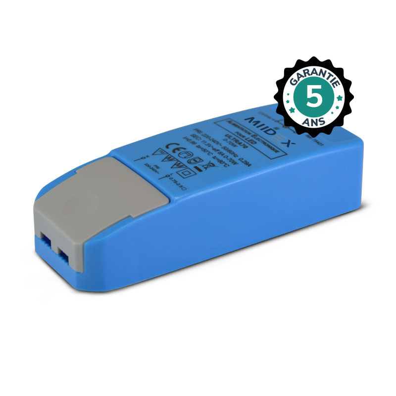Alimentation pour LED 1-70W 12V AC