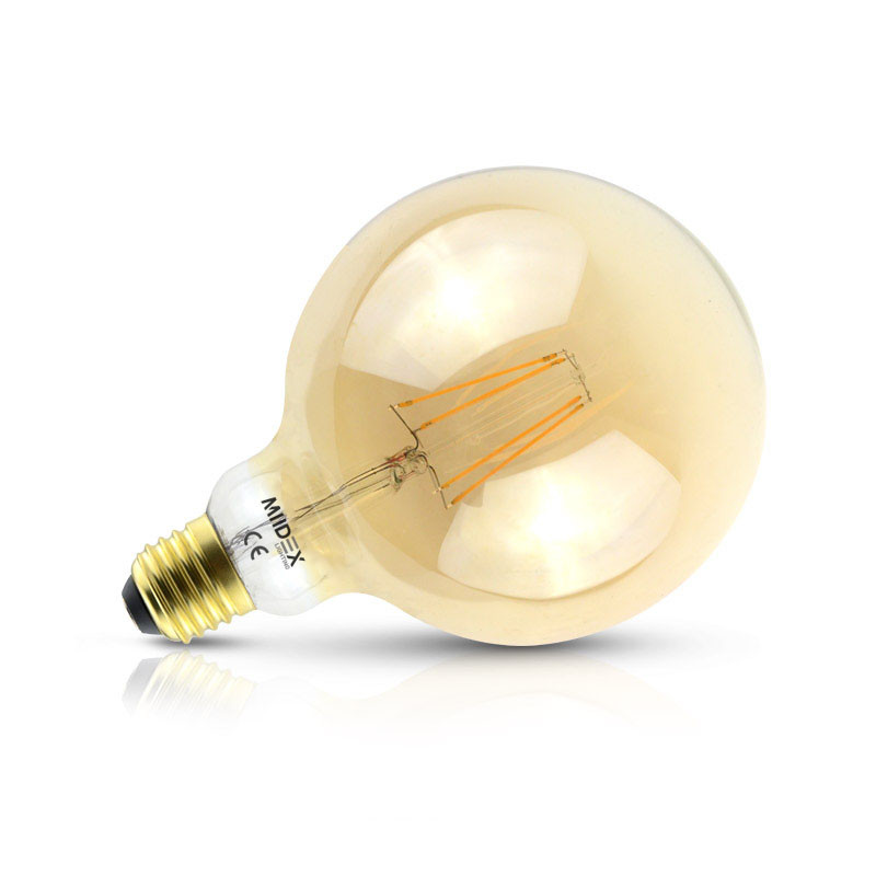 Ampoule LED E27 G125 Filament 8W 960 LM 2700K