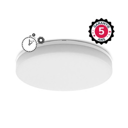 [100233] HUBLOT LED CLIPSO II ROND Ø280 MM 18W 4000K + RF DETECTOR MET UITDOOFWAARSCHUWING - 5 JAAR GARANTIE
