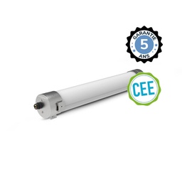 [100724] Tubulaire LED Intégrées Opale Traversant 17W 2465 lm 3000K Dimmable DALI 2 - Garantie 5 ans