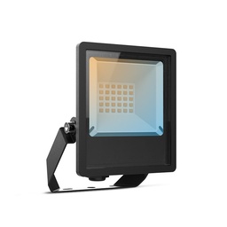 [100738] Projecteur LED Noir 10W CCT IP65 LUMOS LITE