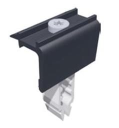[MSTSC3000] Clame de fin quickfix noire Schletter 30-40mm