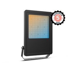 [100853] Projecteur LED Noir 100W CCT IP65 LUMOS PRO - Garantie 5 ans