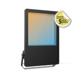 [100855] Projecteur LED Noir 200W CCT IP65 LUMOS PRO - Garantie 5 ans