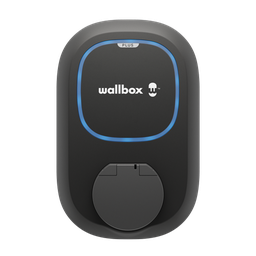 [PLP4-W-2-4-9-002] WALLBOX-PULSAR MAX SOCKET 22KW SHUTTER BLACK